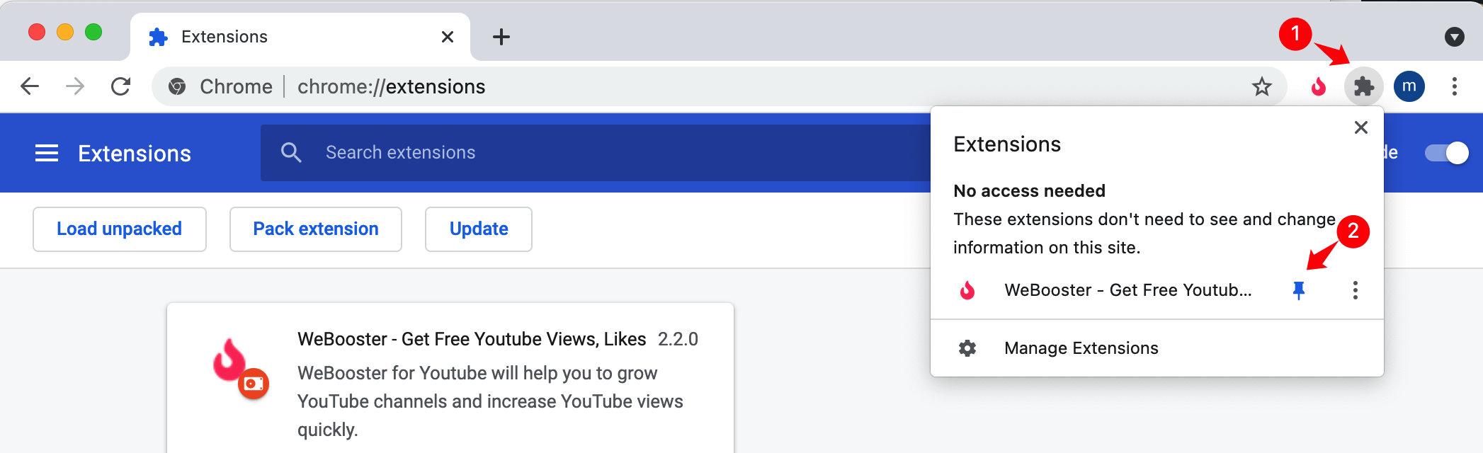 WeBooster for Youtube